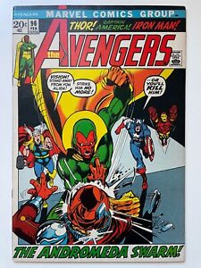 Marvel THE AVENGERS #96 VF- 7.5 Neal Adams 1972 Kree-Skrull War