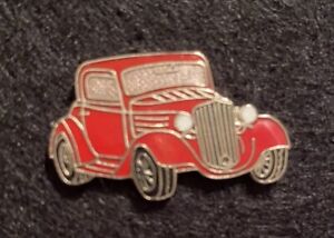 1930s Red Chevrolet hat pin - tie tack - lapel pin CHEVY