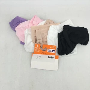 Fruit Of The Loom Girls Regular Activewear Pair Of 6 Underwear Size 12 - Picture 1 of 2