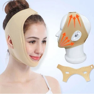 Face Lift Up Anti-Aging Wrinkle Band Facial V-Line Double Chin Slimming Strap - Picture 1 of 11