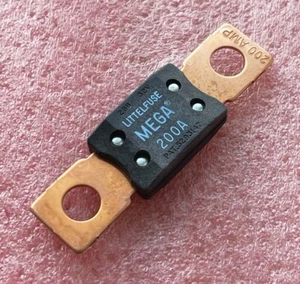 Original Littelfuse 0298 Series 0298200 MEGA Fusible Coche 200A 32V Retardo de Tiempo - Imagen 1 de 1