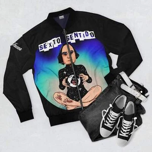 TitoJuan, Sexto Sentido Men's Bomber Jacket (AOP) - Imagen 1 de 4