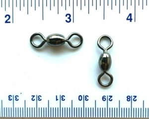 1000 GT Super Strong Black Nickel Crane Swivels Size 1/0 - 140# Test - Picture 1 of 1