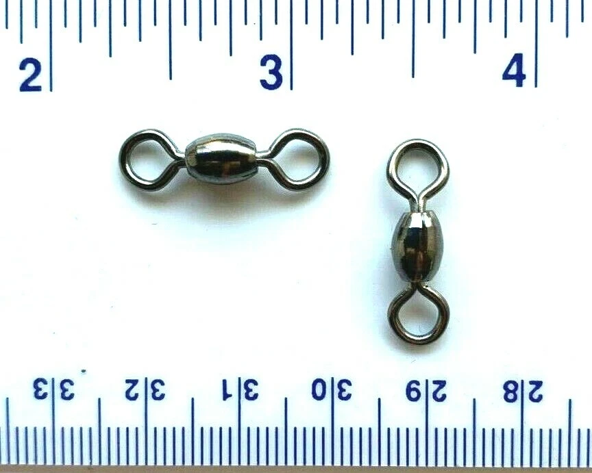 1000 GT Super Strong Black Nickel Crane Swivels Size 1/0 - 140# Test - Image 1 of 1