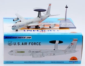 INFLIGHT 1:200 EE. UU. - Air Force Boeing E-3B Sentry Diecast Aircraft Modelo 77-0352 - Imagen 1 de 15