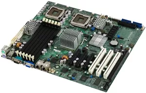 Motherboard Supermicro X7DCL-I Dual 2xLGA771 6xDDR2 ATX Intel 5100 2xPCI-ex8 - Picture 1 of 3
