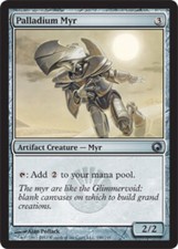 1x Palladium Myr LP, English MTG Scars of Mirrodin