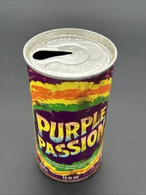 Vtg 1970s Purple Passion by Canada Dry Soda Pop Can Steel Belted St. Paul Minn - Image 1 of 4