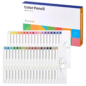 Juego de lápices mecánicos de color 36 KALOR, plomo suave recargable, 1 caja, dibujo - Imagen 1 de 9