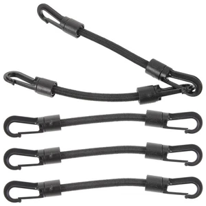  5 piezas cuerdas de gancho para acampar al aire libre correas de gancho portátiles correas de hebilla elástica - Imagen 1 de 12