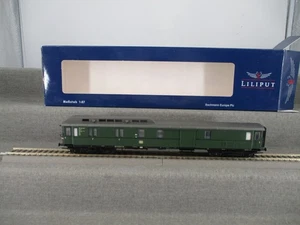 Vagón de pasajeros Liliput H0 L329356 Packwagen Ep. III de la DB en EMBALAJE ORIGINAL - Imagen 1 de 9
