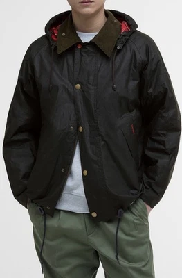 NEW Barbour Solar Transport XL Rustic Brown Black Men's Lightweight Waxed Jacket - Image 1 of 4