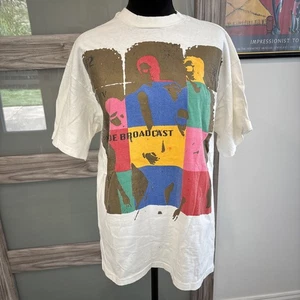 Vintage 90s U2 Zoo TV Tour T-Shirt L Herren 1992 Single Stitch Rock Band Tee - Bild 1 von 6