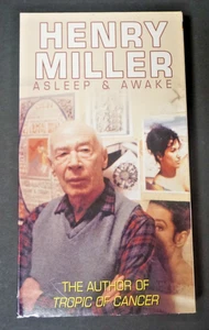 Henry Miller Asleep & Awake VHS Kultur Video Tropic of Cancer Biography - Picture 1 of 3