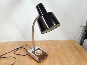 Vintage Mobilite 343 verstellbare Schreibtischlampe Chrom & Schwarz dimmbar VIDEO - Bild 1 von 16