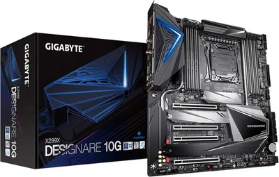 (Factory Refurbished) GIGABYTE X299X DESIGNARE 10G INTEL E-ATX MOTHERBOARD - Image 1 of 4