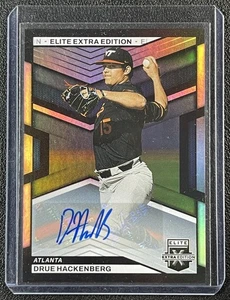 DRUE HACKENBERG 2023 PANINI ELITE EXTRA EDITION #66 PROSPECT AUTO BRAVES - Picture 1 of 2