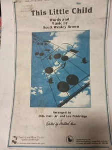 This Little Child SATB von Scott Wesley Brown 1981 Noten O2 - Bild 1 von 2