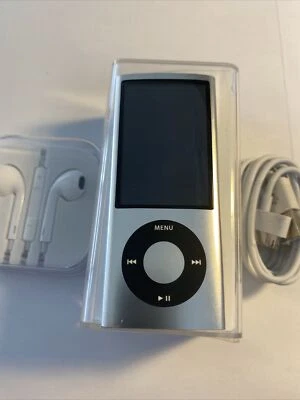 Apple iPod nano 5a generazione argento (16 GB) batteria nuova. Nuovo. Spedizione veloce NO SCATOLA - Immagine 1 di 4