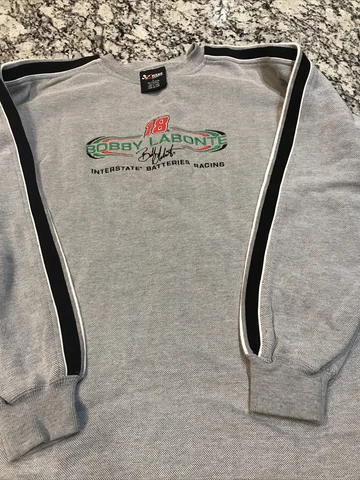 VTG Chase Authentics Bobby Labonte Embroidered #18 Crewneck Sweatshirt - Sz L Cover