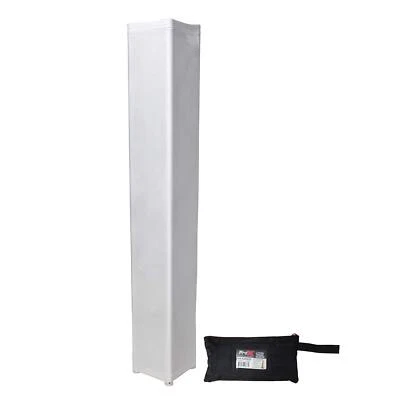 ProX 6.56FT Blanco Scrim Lycra Tela Caja Braguero Decoración Manga Cubierta con Bolsa Foto 1 de 4