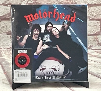 Motorhead - Train Kept A Rollin" 7 in Limited Edition 45 RPM Red Vinyl - Sealed - Image 1 of 4