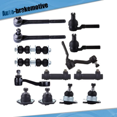 14 件 适用于 1998 - 2003 04 GMC Sonoma 前领带杆 Sway Bar Links Pitman Idler 手臂 — 第 1/4 张图片