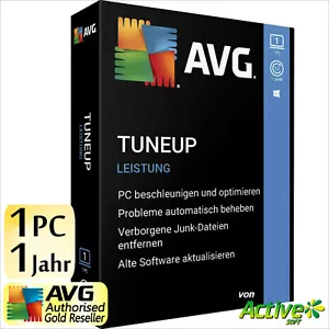 AVG PC TuneUp 2025 1 PC Vollversion 1 Jahr TuneUp Utilities DE Tune Up 2026 NEU - Afbeelding 1 van 5