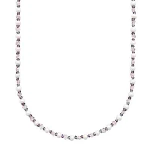 Perlenkette, natürliche Süßwasserperle, 14K vergoldeter Federring - Bild 1 von 8