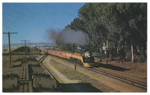 Train Engine GS-5 Northern Type California Southern Pacific 8.75 x 5.5 1954 - Picture 1 of 2