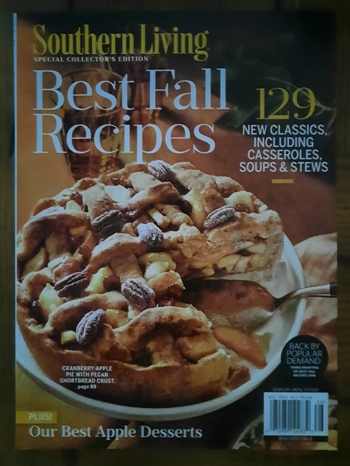 Southern Living Special Collector's Edition Magazine Best Fall Recipes Cook Book - Image 1 of 1