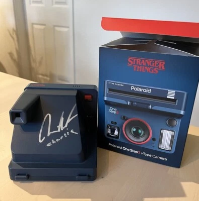 SIGNED Charlie Heaton Stranger Things Polaroid OneStep 2 i‑Type Camera- Jonathan - Image 1 of 4