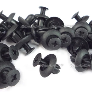 50 Bumper Clip Push Type Retainer For Mitsubishi Pajero Mini For Lancer Evo 8 9 - Foto 1 di 3