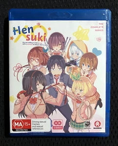 Hensuki: The Complete Series - 2019 Romantic Comedy Anime - RARE Oz Blu-Ray Set - Picture 1 of 4