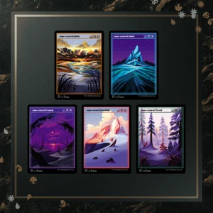 PixelSnowLands.jpg mtg Magic the Gathering Secret Versteck Nichtfolie IN DER HAND - Bild 1 von 1