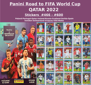 Panini Road to Qatar 2022 - Stickers #406 - #600