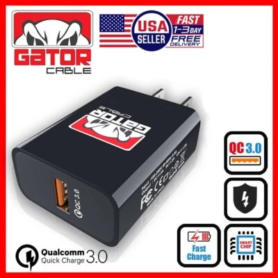 USB 3.0 Wall Home Charger Adapter Power Plug QC Qualcomm Fast Quick Charge 18W - Image 1 of 4