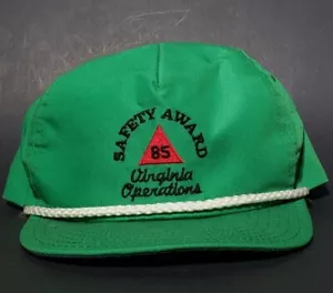 Vintage Westmoreland Coal Co 1985 Safety Award Snapback grüne Mütze Kappe - Bild 1 von 5