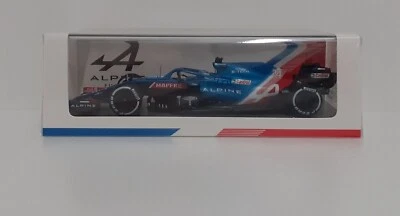 MODELLINO AUTO 1:43 SPARK FORMULA 1 ALPINE A521 ALONSO QATAR GP 2021 F1 DIE CAST - Immagine 1 di 4