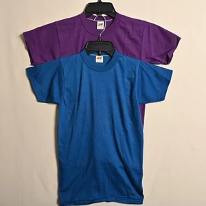 Vintage Russell Athletic Youth M Basic Short Sleeve T-Shirts - Lot of 2 - 4429 - Picture 1 of 10
