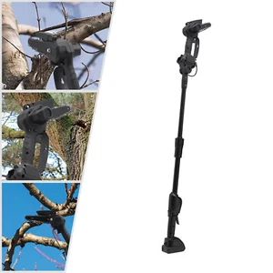 Cordless Electric Chainsaw 4.26ft Extension Pole Wood Cutter Pruner Tree Pruner - Picture 1 of 23