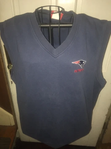 New England Patriots Mens Sweater Vest Size Lg Cover