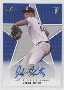 2020 Leaf Perfect Game National Showcase Blue Auto /15 Jacob Kmatz #BA-JK1 Auto