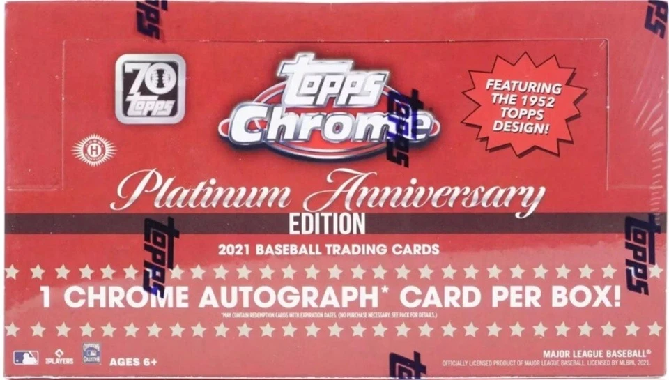 2021 Topps Chrome Platinum Anniversary Pick a Card (Complete Your Set) #1-250 - Image 1 of 1