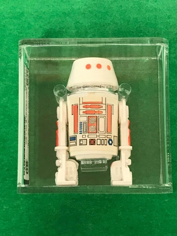 R5-D4 Droid RED BAR 1978 Kenner Star Wars Vintage Action Figure RARE AFA 80 Cover