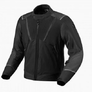 Motorcycle Jacket Rev'It Revit Airwave 4 Black XL Summer Perforated - Picture 1 of 2