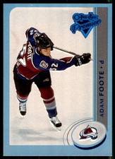 2002-03 O-Pee-Chee Premier Blue Adam Foote 287/500 Colorado Avalanche #78