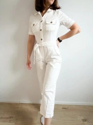 Orsay Jeans Overall Gr. 34 weiß  - Bild 1 von 4