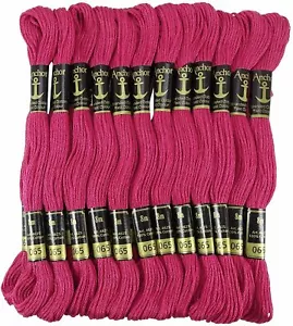 Anchor Threads Stranded Cotton Thread Cross Stitch Sewing Hand Embroidery Floss - Picture 1 of 5
