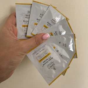 7x Kiehl's Better Screen UV Serum & Collagen Peptide Packets .42oz total - Picture 1 of 4
